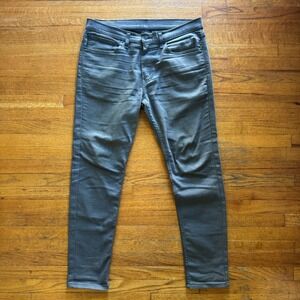 Levi Strauss 511 Slim Fit Jeans Men Gray Wash Size 34x34